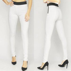 Women Skinny Ankle Cottony Denim Jean Pants P48024